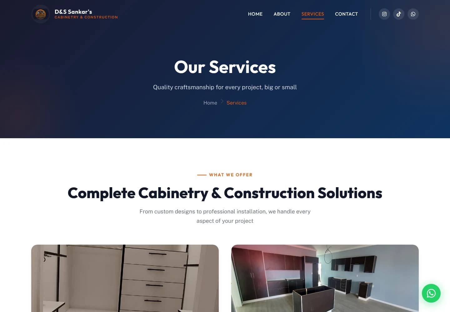 D&S Sankar's Establishment services section